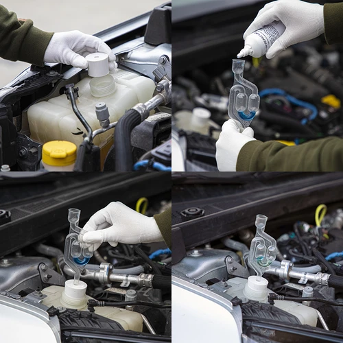 Δοκιμαστής φλάντζας κυλινδροκεφαλής - 6 προσαρμογείς, 100 ml υγρού - 5