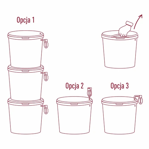 Δοχείο ζύμωσης 30 L με καπάκι - 12