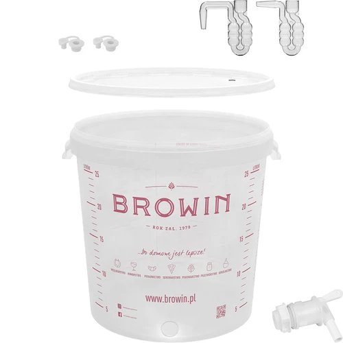 Δοχείο ζύμωσης 30 L με καπάκι και κάνουλα