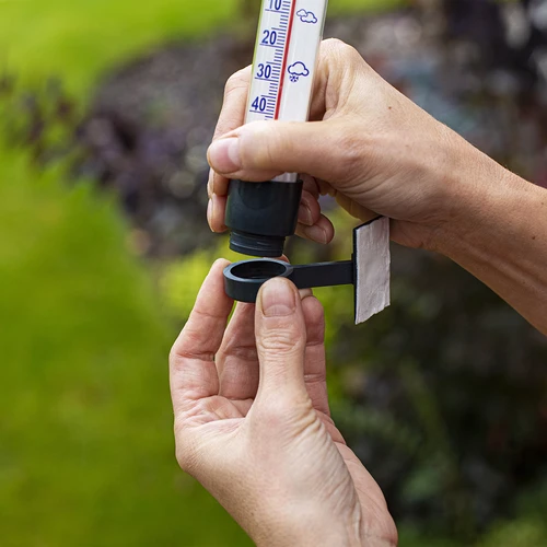 Εξωτερικό θερμόμετρο ανθρακί (-60°C έως +50°C) 23cm - 6