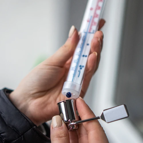 Εξωτερικό θερμόμετρο με μεταλλικό περίβλημα (-50°C έως +50°C) 20 cm - 4