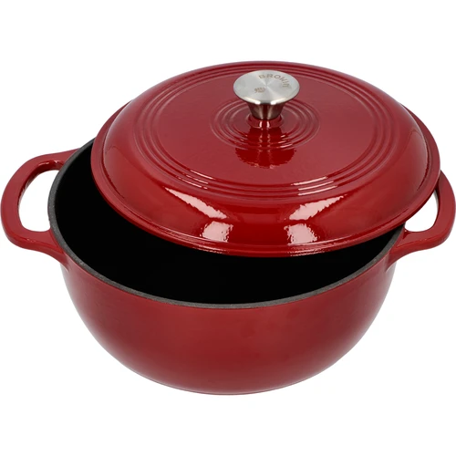 Εμαγιέ χυτοσίδηρη κατσαρόλα - μπορντό, 5,8L - 2