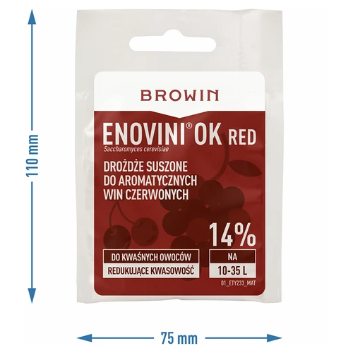 Enovini® OK RED - ζύμες οινοποίησης που μειώνουν την οξύτητα 7 g - 4