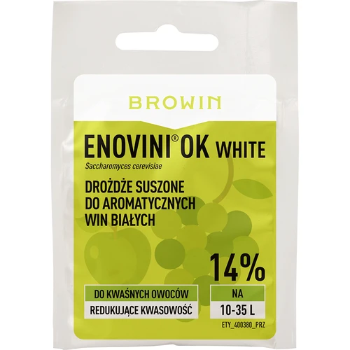 Enovini® OK WHITE - οινικές ζύμες που μειώνουν την οξύτητα 7 g