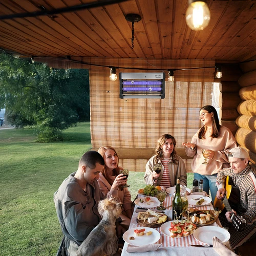 Εντομοπαγίδα UVA 40 W, ασημί - 9