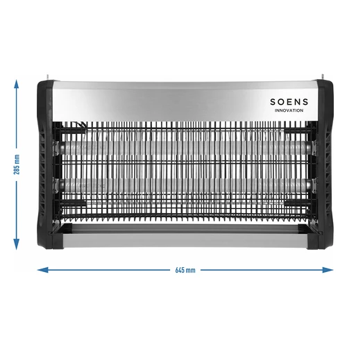 Εντομοπαγίδα UVA 40 W, ασημί - 4