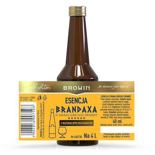 Εσάνς Brandaxa με γεύση ελληνικού μπράντι, 40 ml - 4