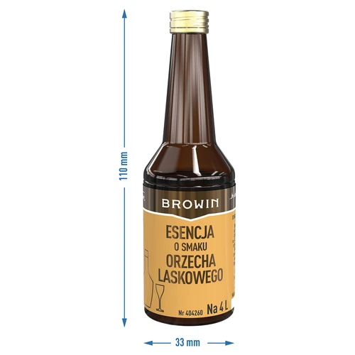 Εσάνς φουντουκιού για 4 L αλκοόλ - 40 ml - 8