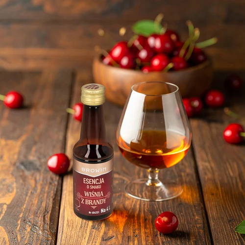 Εσάνς γεύσης Βύσσινο με μπράντι, 40 ml - για 4 L - 7