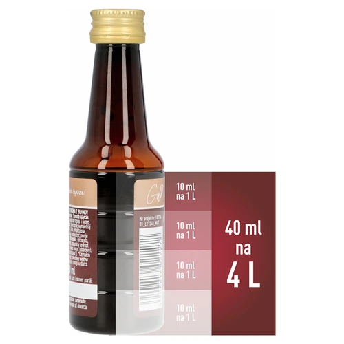 Εσάνς γεύσης Βύσσινο με μπράντι, 40 ml - για 4 L - 5