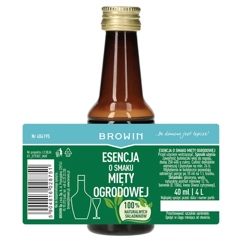 Εσάνς με άρωμα δυόσμου κήπου, για 4 L, 40 ml - 4