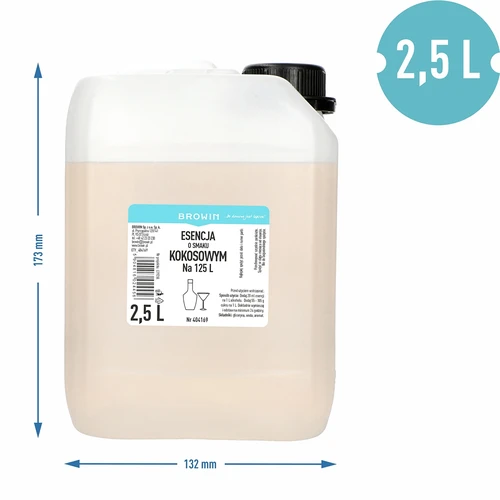 Εσάνς με γεύση καρύδας, 2,5L, για 125L έτοιμου αλκοολούχου ποτού - 3