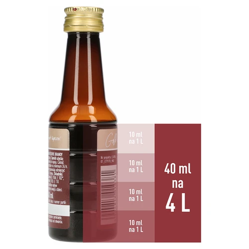 Εσάνς με γεύση Reserve Brandy, 40 ml, για 4 L - 5