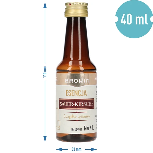 Εσάνς Sauer-Kirsche - Czysta Wiśnia, 40 ml, για 4 L - 8