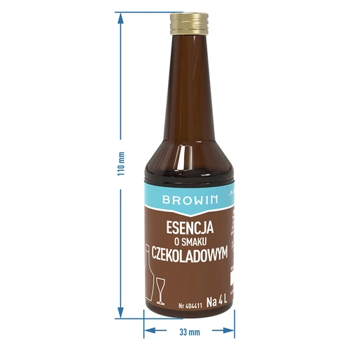 Εσάνς σοκολάτας για 4 L - 40 ml - 8