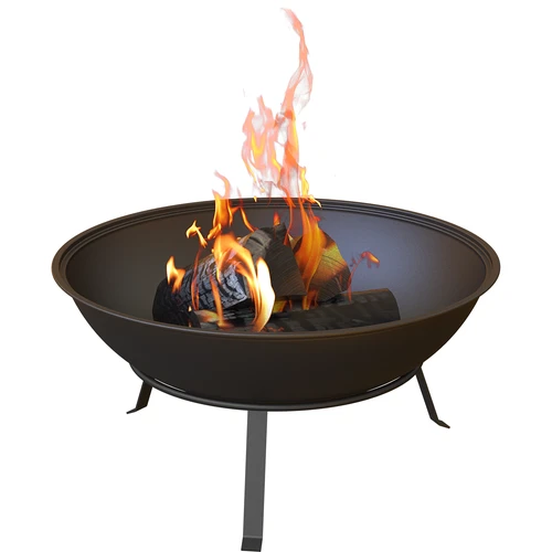 Εστία κήπου με σχάρα, Ø55 cm, στρογγυλή, σε μορφή λεκάνης - 6