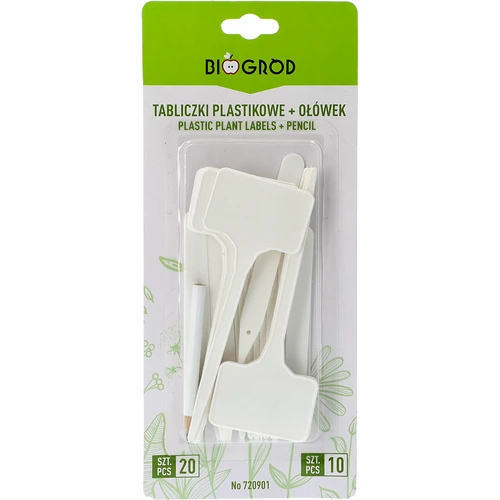 Ετικέτες για επισήμανση φυτών + μολύβι mix 10+20 τεμ. - 4