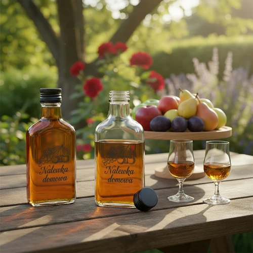 Φλασκί 200 ml με βιδωτό καπάκι, με εκτύπωση «Nalewka domowa», 1 τεμ. - 5