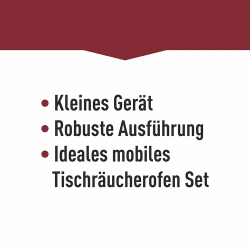 Φορητό καπνιστήριο με θερμόμετρο και ροκανίδια καπνίσματος από οπωροφόρα - 17