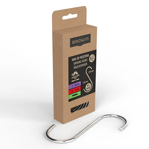 Γάντζοι καπνίσματος - S, ακονισμένοι 5 mm x 150 mm 5 τεμ. - 2