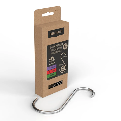 Γάντζοι καπνίσματος - τύπου S, κοπή 45°, 5 mm x 150 mm, 5 τεμ. - 2