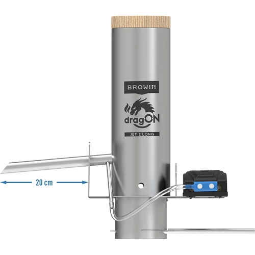 Γεννήτρια καπνού dragON JET 2 LONG με δοχείο στάχτης - 2