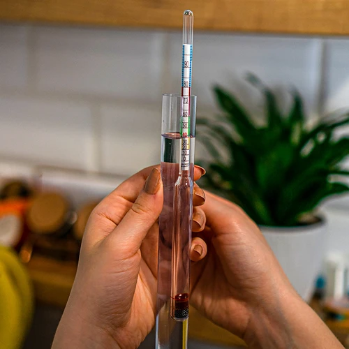 Γυάλινη στήλη διήθησης σε σετ με αλκοολόμετρο, σωληνάκι σιλικόνης και ενεργό άνθρακα καρύδας - 8