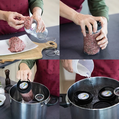 Γυάλινη συσκευή παρασκευής ζαμπόν για 450 g - 10