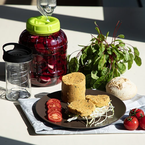 Γυάλινη συσκευή παρασκευής ζαμπόν - σετ DUO, για 2 x 450 g - 15