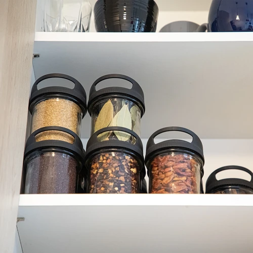 Γυάλινο δοχείο 350 ml, με βιδωτό καπάκι για κρέμασμα - 7