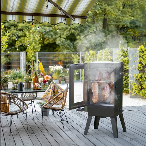 Ηλεκτρικό καπνιστήριο dragON E101 με γεννήτρια καπνού, 70 L - 13