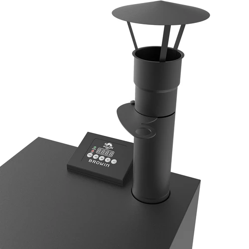 Ηλεκτρικό καπνιστήριο dragON με κινητή βάση και υγρό καθαρισμού - 17