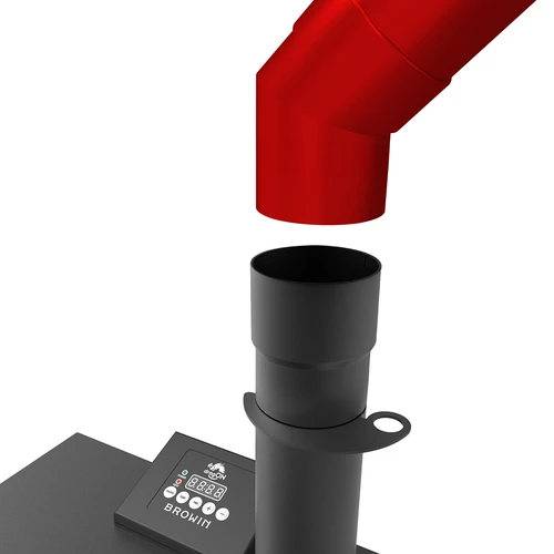 Ηλεκτρικό καπνιστήριο dragON με κινητή βάση και υγρό καθαρισμού - 33