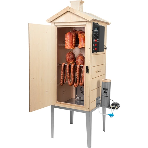 Ηλεκτρικό καπνιστήριο dragON PLYWOOD NATURE 100E με ηλεκτρική μονάδα θέρμανσης και ελεγκτή - 4