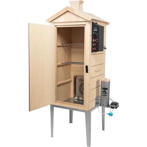Ηλεκτρικό καπνιστήριο dragON PLYWOOD NATURE 100E με ηλεκτρική μονάδα θέρμανσης και ψηφιακό ελεγκτή - 3
