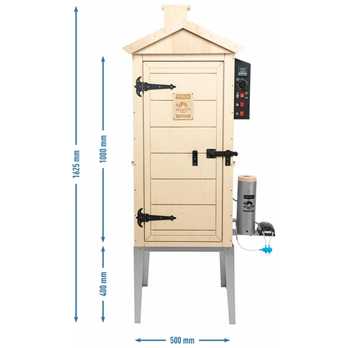 Ηλεκτρικό καπνιστήριο dragON PLYWOOD NATURE 100E με ηλεκτρική μονάδα θέρμανσης και ψηφιακό ελεγκτή - 14