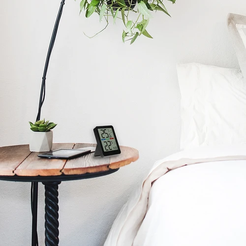 Ηλεκτρονικό θερμόμετρο δωματίου, μαύρο - 14