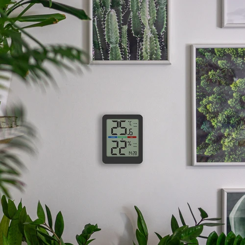 Ηλεκτρονικό θερμόμετρο δωματίου, μαύρο - 15