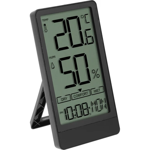 Ηλεκτρονικό θερμόμετρο δωματίου Soens, μαύρο