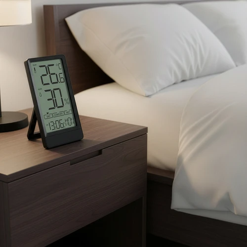 Ηλεκτρονικό θερμόμετρο δωματίου Soens, μαύρο - 7