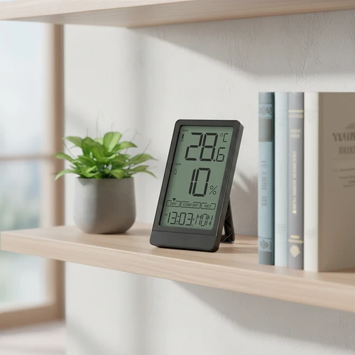 Ηλεκτρονικό θερμόμετρο δωματίου Soens, μαύρο - 8