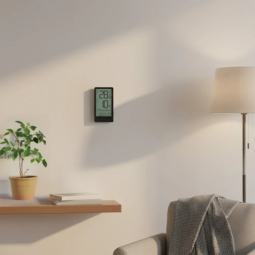 Ηλεκτρονικό θερμόμετρο δωματίου Soens, μαύρο - 9