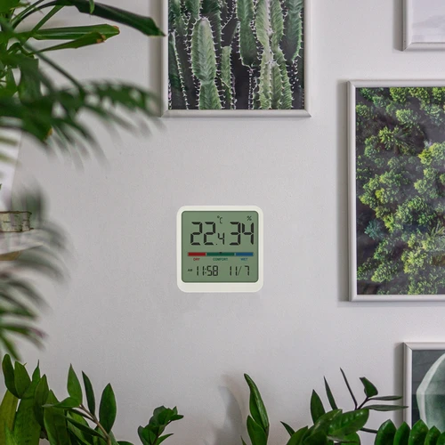 Ηλεκτρονικό θερμόμετρο εσωτερικού χώρου, λευκό - 14