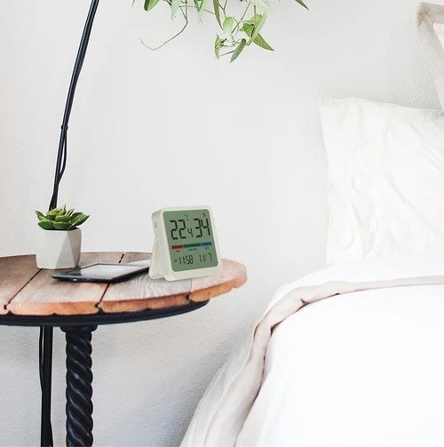 Ηλεκτρονικό θερμόμετρο εσωτερικού χώρου, λευκό - 13