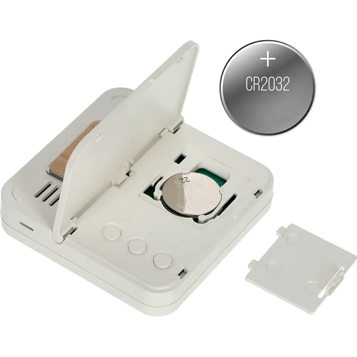 Ηλεκτρονικό θερμόμετρο εσωτερικού χώρου, λευκό - 5