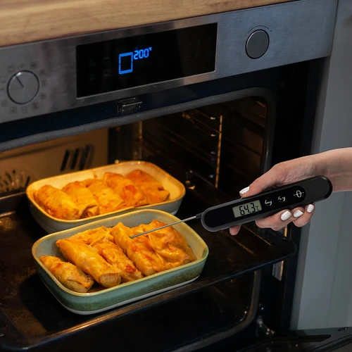 Ηλεκτρονικό θερμόμετρο κουζίνας, χειροκίνητα φορτιζόμενο - 10