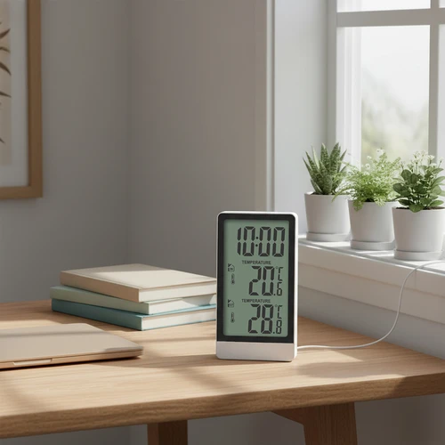 Ηλεκτρονικό θερμόμετρο μάρκας Soens – με αισθητήρα, λευκό - 7