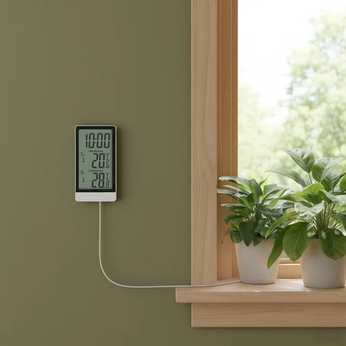 Ηλεκτρονικό θερμόμετρο μάρκας Soens – με αισθητήρα, λευκό - 8