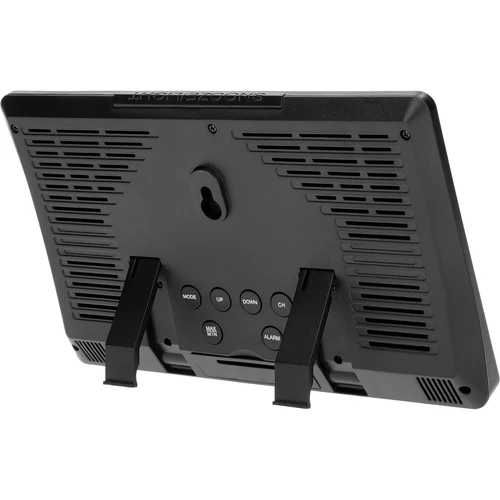 Ηλεκτρονικός μετεωρολογικός σταθμός – ασύρματος, με αισθητήρα, μαύρου χρώματος - 5