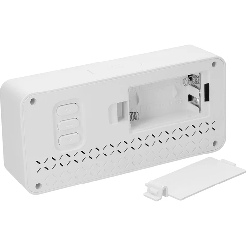 Ηλεκτρονικός μετεωρολογικός σταθμός Soens - λευκός, με ρολόι και ημερολόγιο - 5